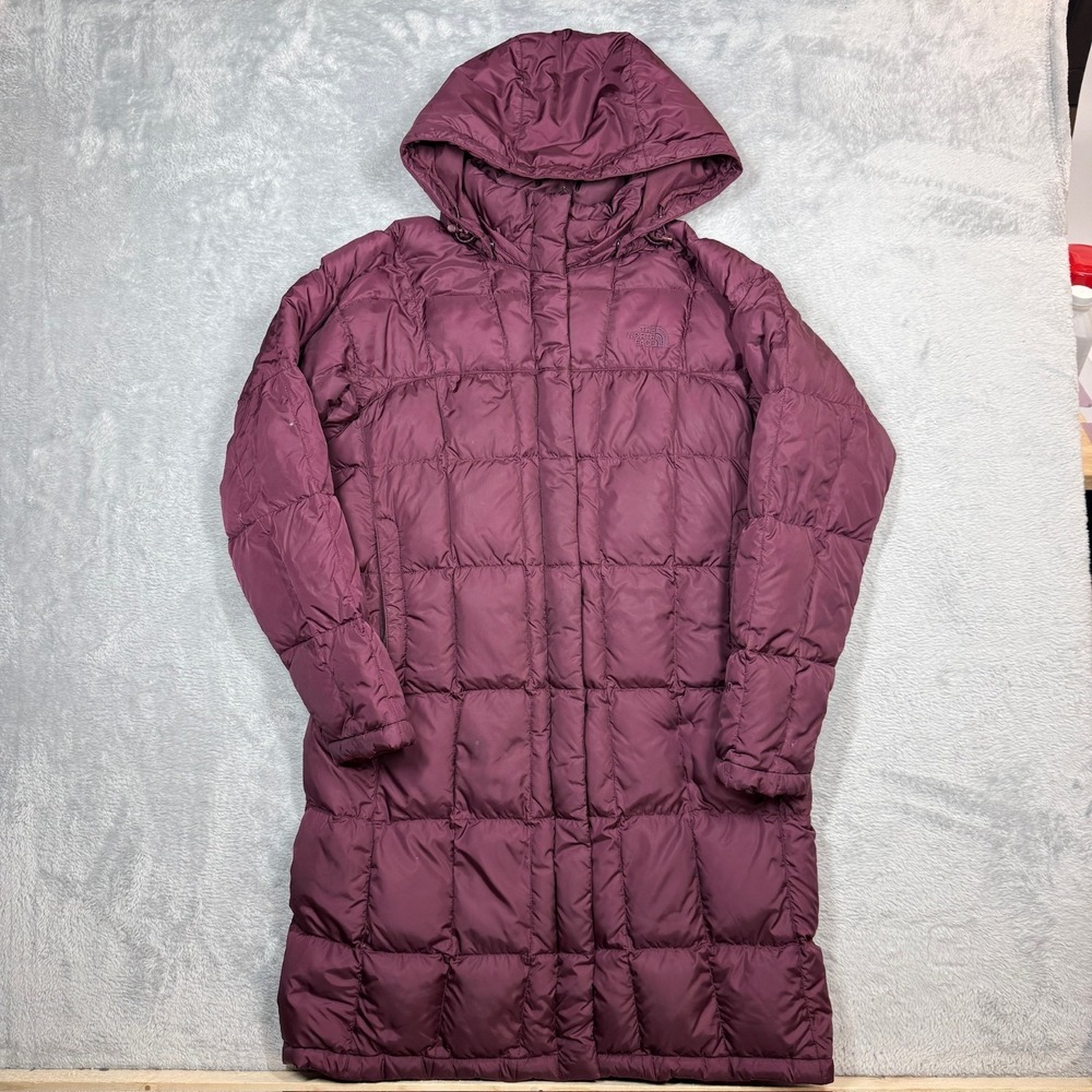 The North Face Metropolis 600 Jacket Womens‎ Red Cranberry Puffer Long Parka
